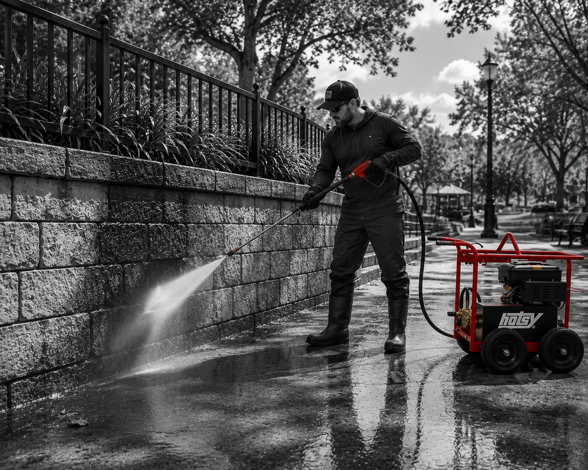 How Municipalities Benefit from Professional-Grade Pressure Washing Equipment