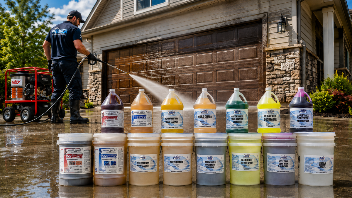 Detergent vs. Degreaser: Pressure Washing Chemical Guide