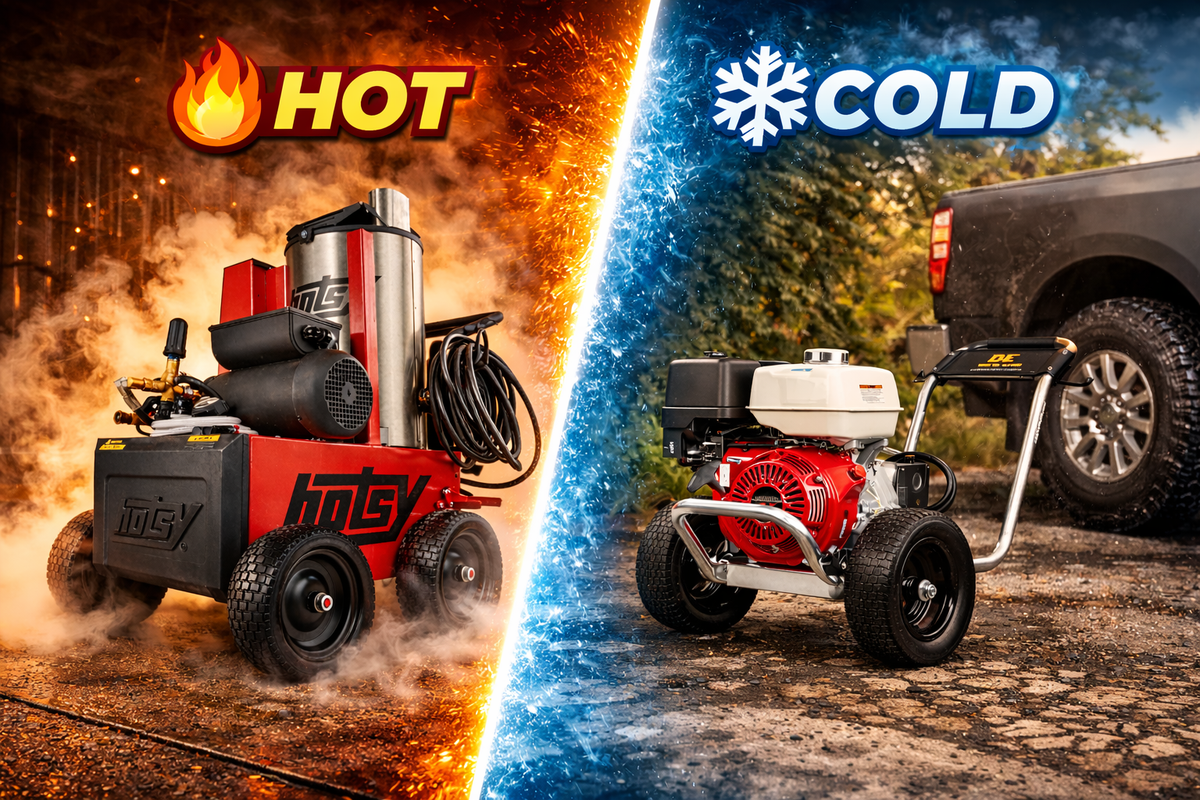 Hot vs. Cold Water Pressure Washers: How to Choose the Right One