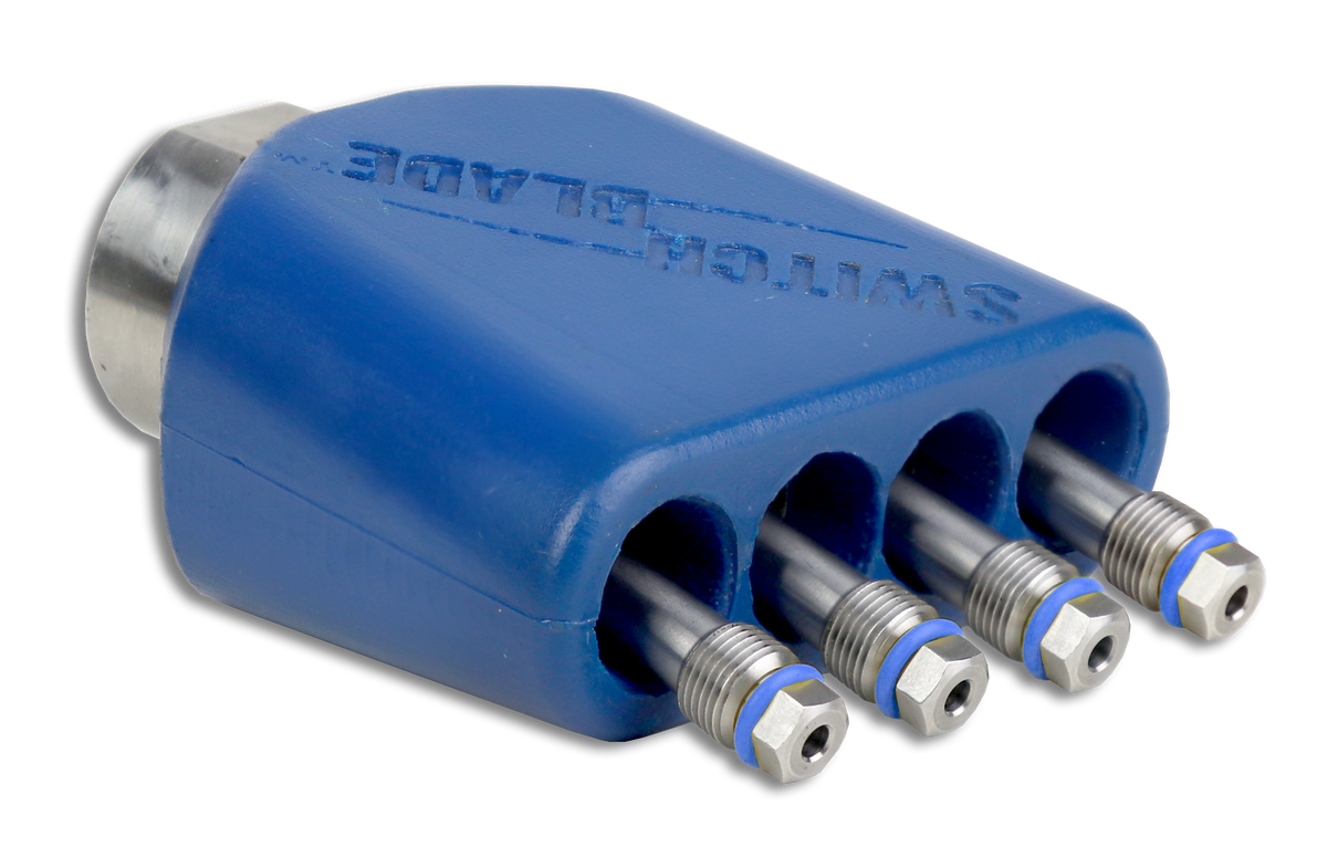 Hydra-Flex Switchblade QUAD four-Stream Hydro-Excavation Nozzle