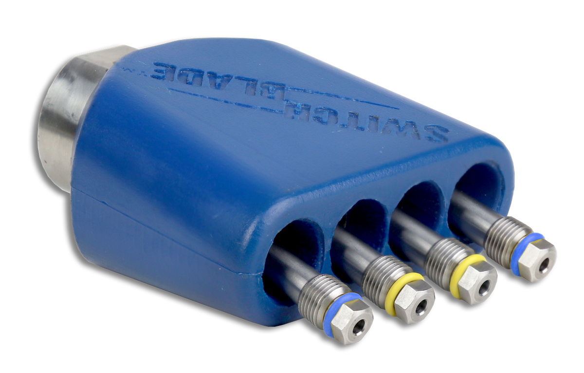 Hydra-Flex Switchblade QUAD four-Stream Hydro-Excavation Nozzle