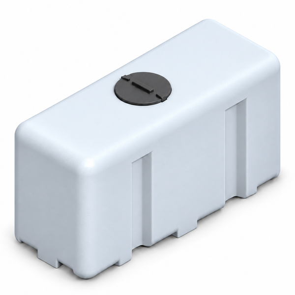 100 Gallon RT Rectangular Polyethylene Water Tank