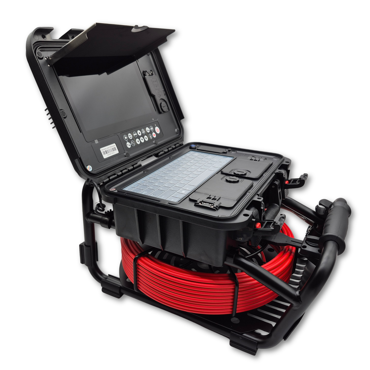 Drain Invader Drain Inspector Sewer Camera – 100' Push Rod & 512Hz Sonde