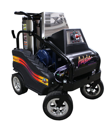 AaLadin 14-HE Series 4–5 GPM High-Efficiency Electric Hot Water Pressure Washer Cart