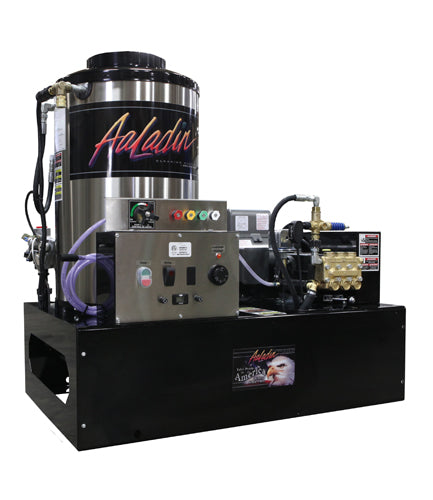 AaLadin 16 Series 3-6 GPM Stationary Electric Hot Water Pressure Washer