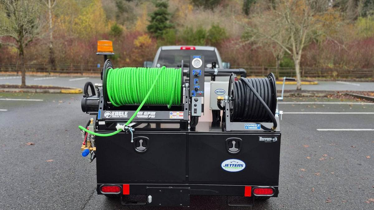 EAGLE 200 Trailer Jetters, 10-12 GPM | 3000 - 4000 PSI