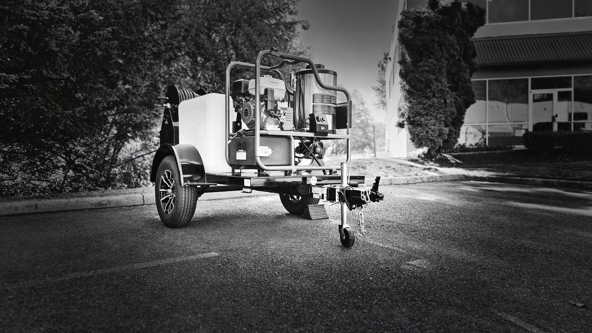 Seattle Pump Custom BE Gas Hot Water Pressure Water Trailer, Belt Drive, 4.0 | 4000