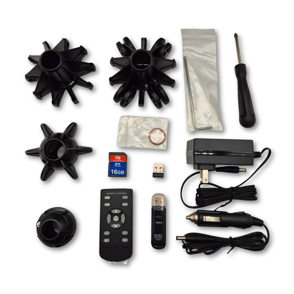 Drain Invader Drain Inspector Sewer Camera – 100' Push Rod & 512Hz Sonde