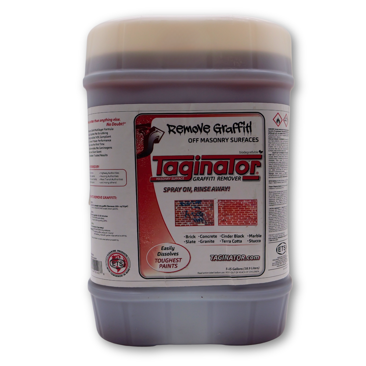 Taginator Masonry Surface Graffiti Remover