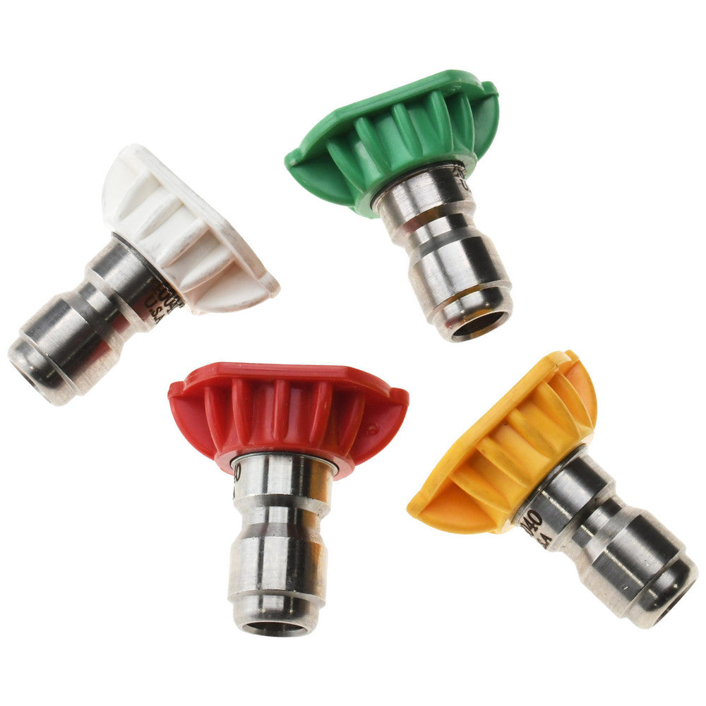 1/4" Quick Disconnect High-Pressure Spray Tip & Nozzle Packs – 4 & 5 Pack