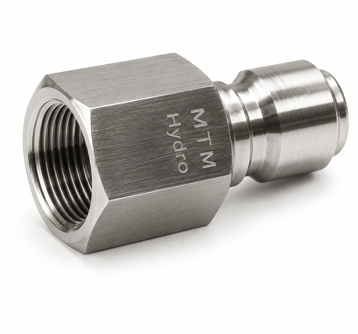 Stainless Steel 1/2" Quick Connect Plug x 1/2" FPT