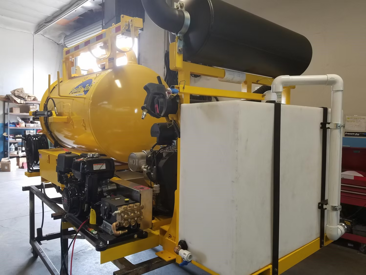 Pacific-Tek PV350 Vacuum Excavator – Skid & Trailer Configurations
