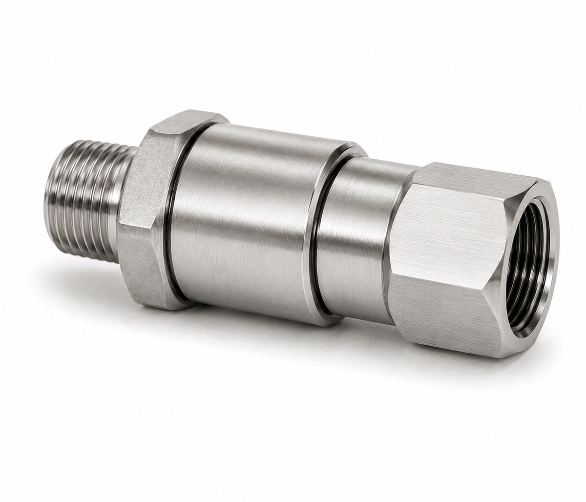 Mosmatic DGV-09 1/2" Hose Swivel – 1/2" MNPT x 1/2" FNPT