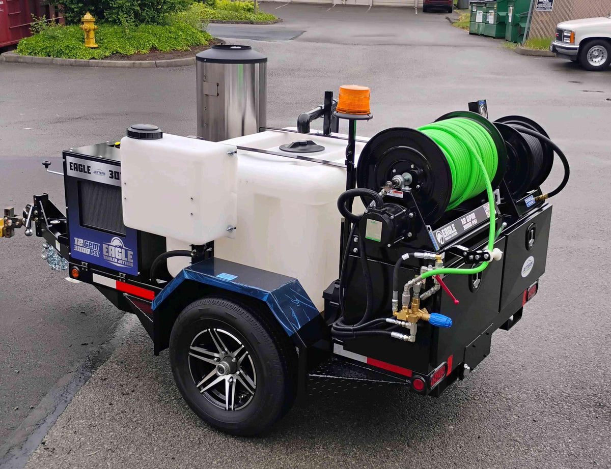 EAGLE 200 4010 Hot Water Trailer Jetter, 10 GPM | 4000 PSI