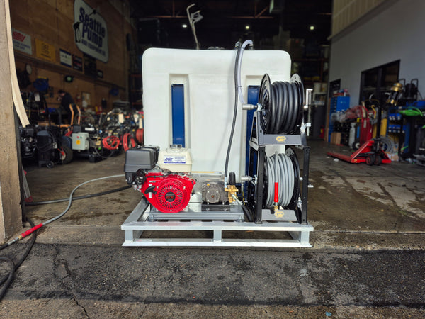 Aluminum Pallet Pressure Washer Skid Custom Build