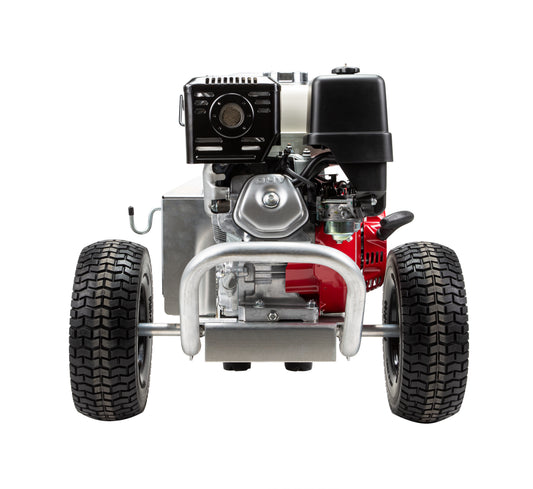 4200PSI 4.2GPM Cold Water Gas Pressure Washer Honda GX390 and GP Triplex Pump on Aluminum Frame
