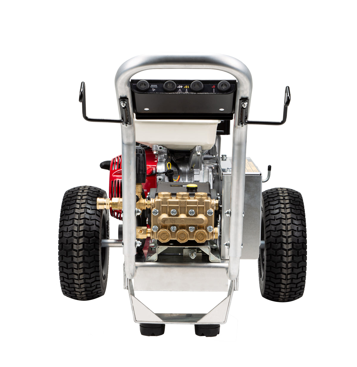 4200PSI 4.2GPM Cold Water Gas Pressure Washer Honda GX390 and GP Triplex Pump on Aluminum Frame