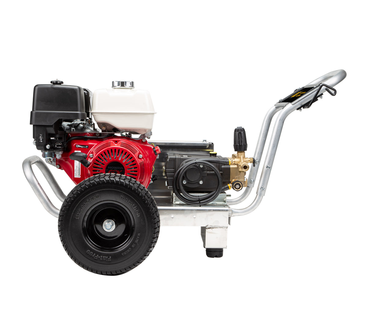 4200PSI 4.2GPM Cold Water Gas Pressure Washer Honda GX390 and GP Triplex Pump on Aluminum Frame