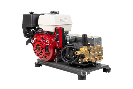 4200PSI 4.2GPM Cold Water Gas Pressure Washer Honda GX390 Electric Start, Belt Drive, General Triplex Pump, Mount Truck or Tr