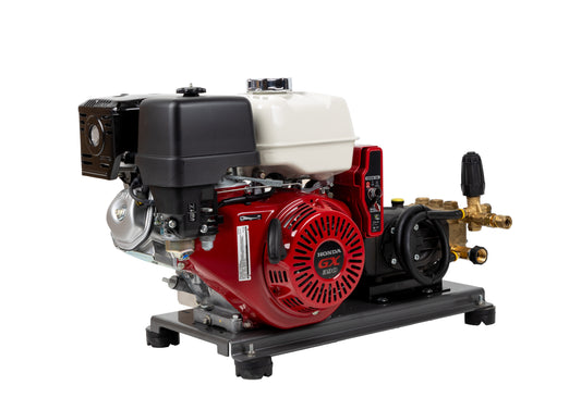 4200PSI 4.2GPM Cold Water Gas Pressure Washer Honda GX390 Electric Start, Belt Drive, General Triplex Pump, Mount Truck or Tr