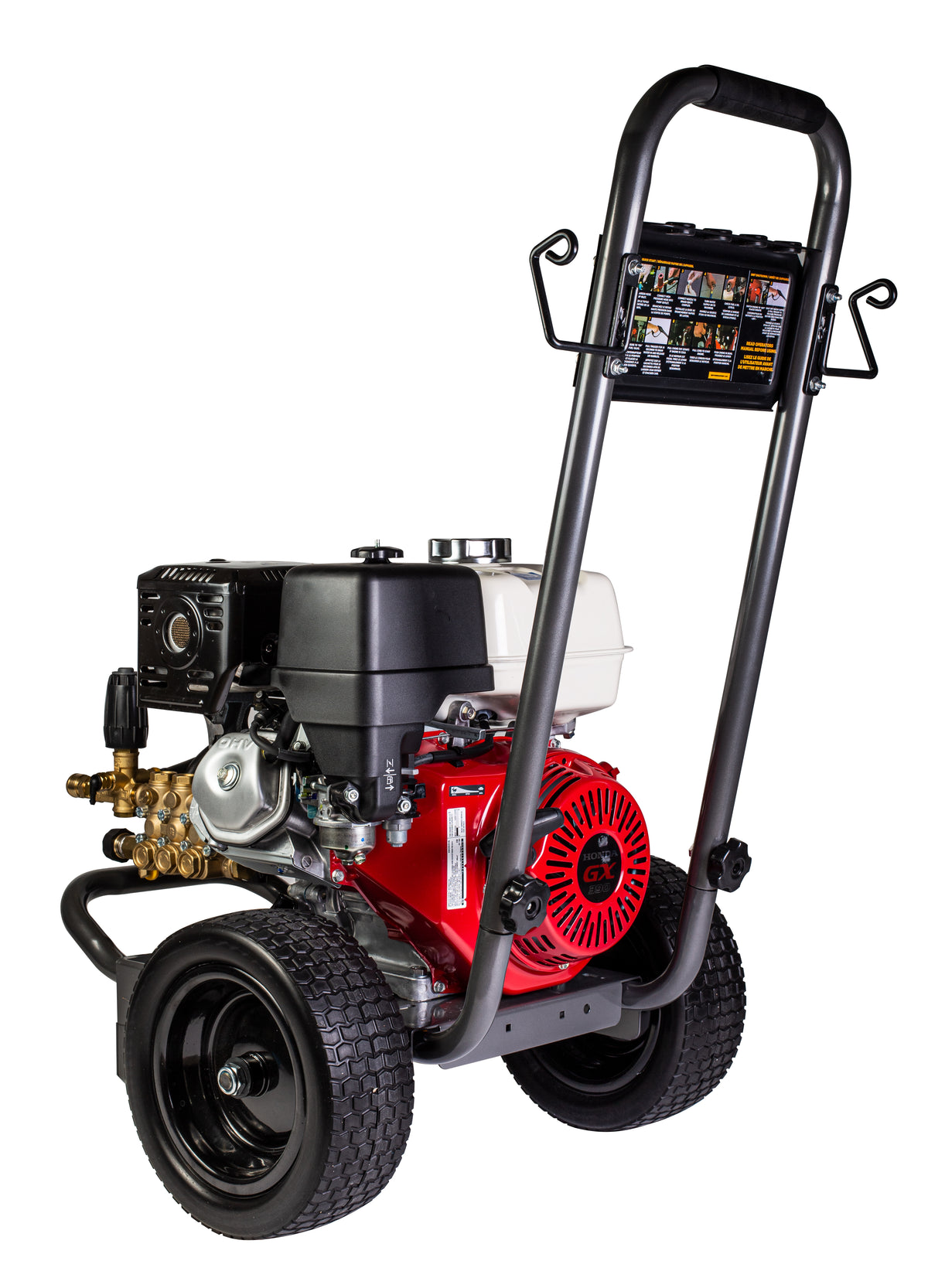 4200 PSI 4.2 GPM Cold Water Gas Pressure Washer Honda GX390 Engine and General Triplex External Unloader Pump