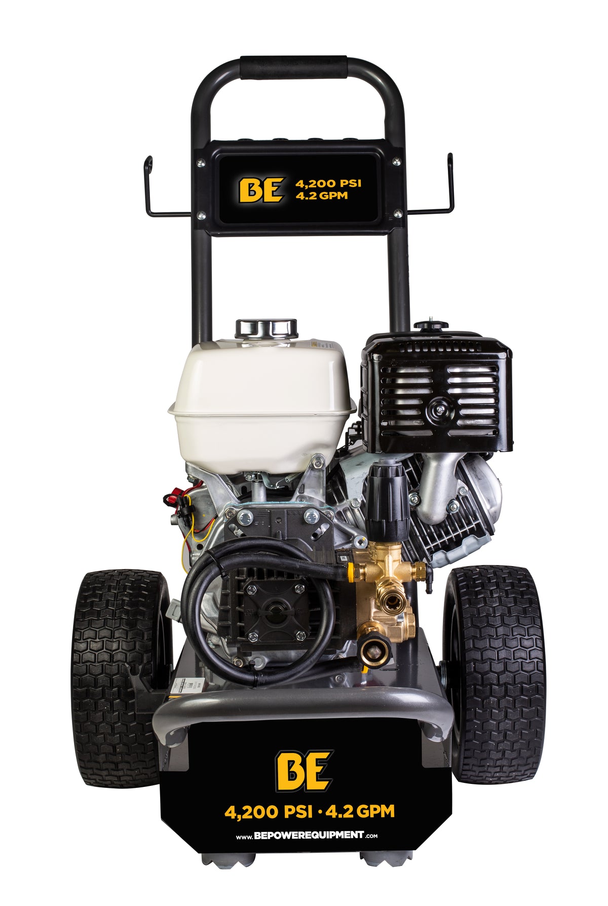 4200 PSI 4.2 GPM Cold Water Gas Pressure Washer Honda GX390 Engine and General Triplex External Unloader Pump