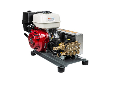 4200PSI 4.2GPM Cold Water Gas Pressure Washer Honda GX390, Belt Drive, General Triplex Pump, Mount Truck or Trailer