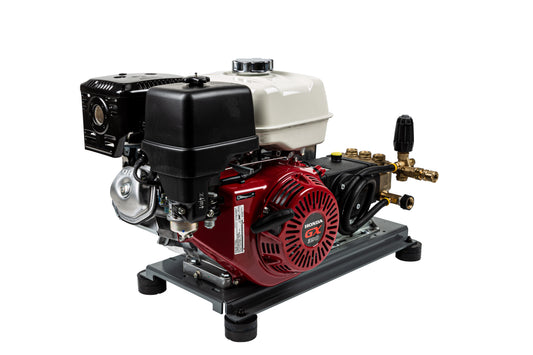 4200PSI 4.2GPM Cold Water Gas Pressure Washer Honda GX390, Belt Drive, General Triplex Pump, Mount Truck or Trailer