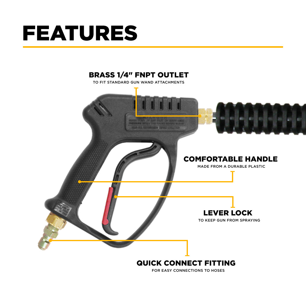 79" Pressure Washer Gun & Wand Assembly