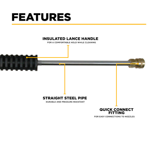 36" Pressure Washer Gun & Wand Assembly