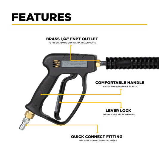 59" Pressure Washer Gun & Wand Assembly