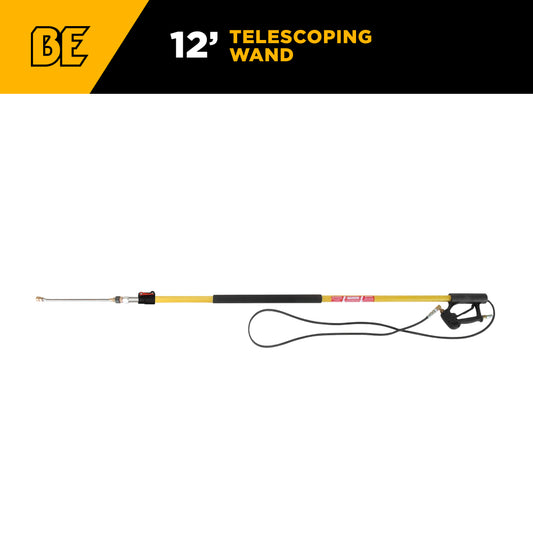 12' Telescoping Wand, includes lever locks, gun, wand and hose