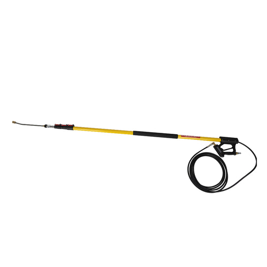 18' Telescoping Wand, includes lever locks, gun, wand and hose