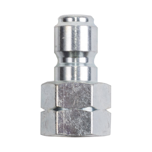PW 1/4" FNPT x Quick Connect 5,000 PSI Coated Steel Fitting (Plug)