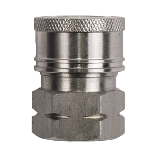 PW 3/8" FNPT x Quick Connect 6,000 PSI Stainless Steel Fitting (Coupler)