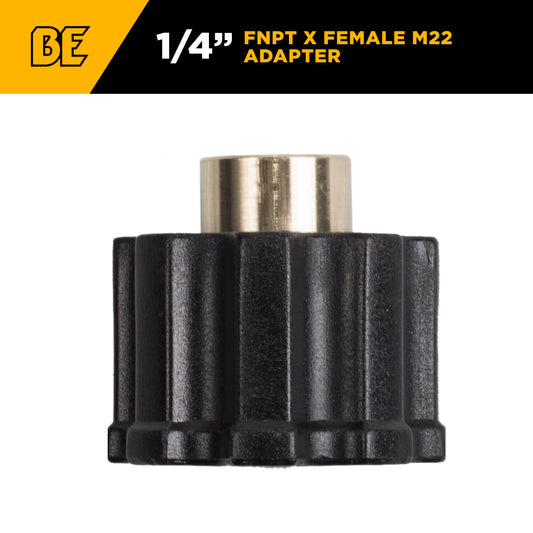 PW Female M22 x 1/4" FNPT Adapter Fitting