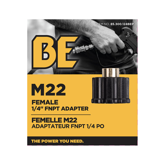 PW Female M22 x 1/4" FNPT Adapter Fitting