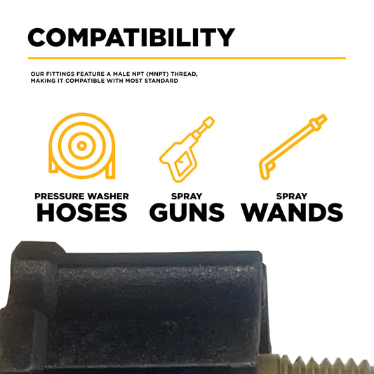 PW Female M22 x 1/4" MNPT Adapter Fitting