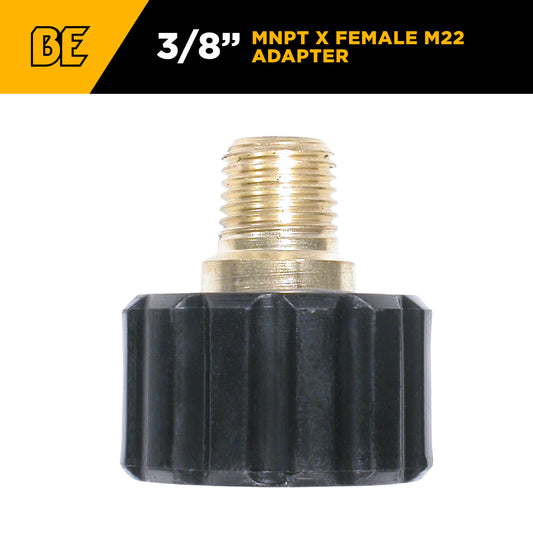 PW Female M22 x 3/8" MNPT Adapter Fitting
