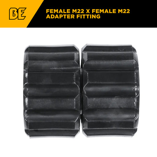 PW Female M22 x Female M22 Adapter Fitting