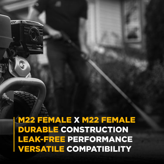 PW Female M22 x Female M22 Adapter Fitting