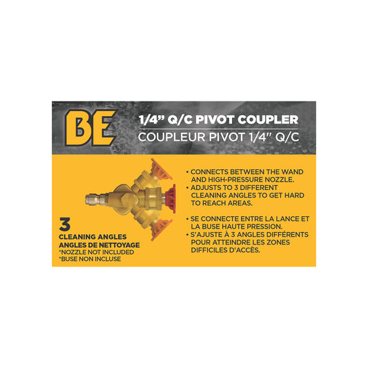 90° Adjustable 3 Position Pivot Coupler