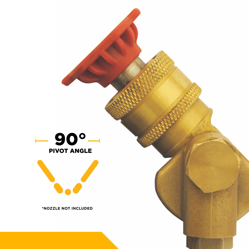 90° Adjustable 3 Position Pivot Coupler