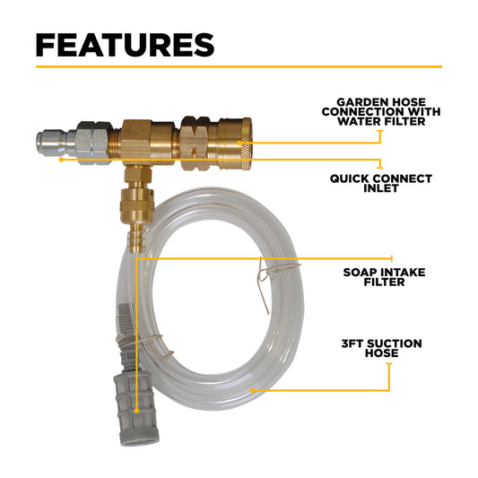 Adjustable Low Pressure Chemical Injector