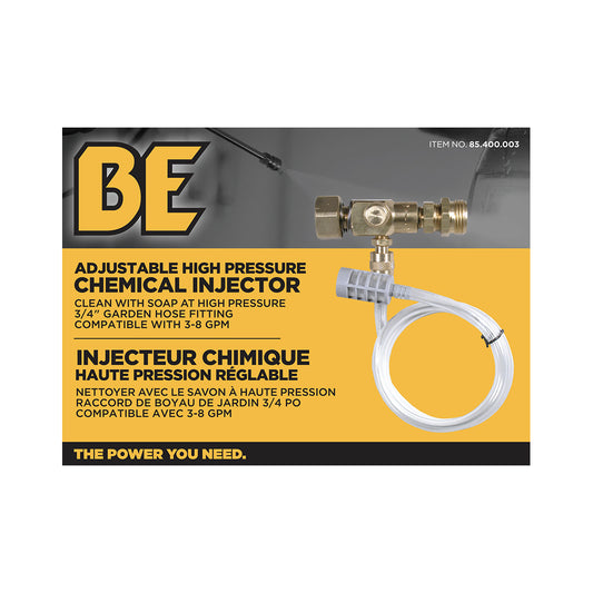 Adjustable High Pressure Chemical Injector