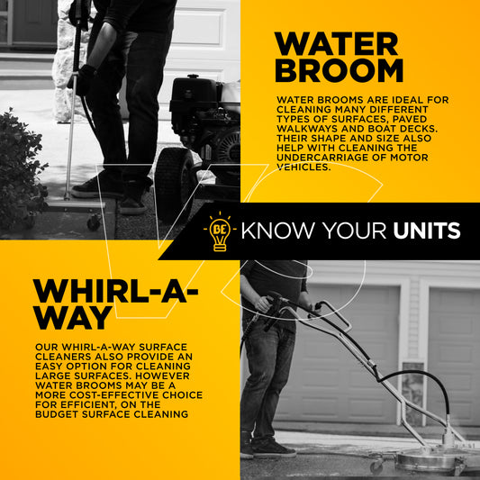 Pressure Washer 12-inch Water Broom Attachment