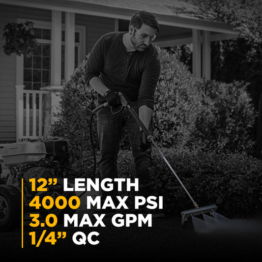 Pressure Washer 12-inch Water Broom Attachment