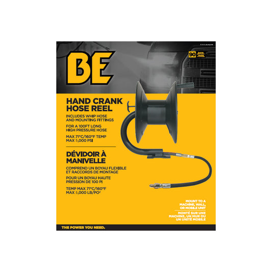 Pressure Washer 100 ft x 3/8 Inch, High Pressure Hose Reel
