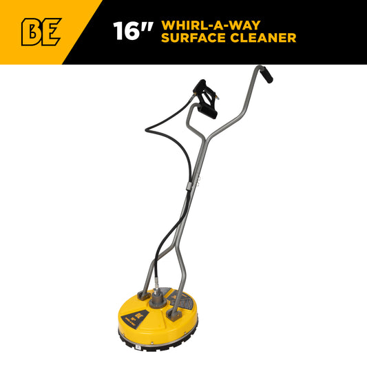 16" Whirl-A-Way Commercial Pressure Washer Surface Cleaner
