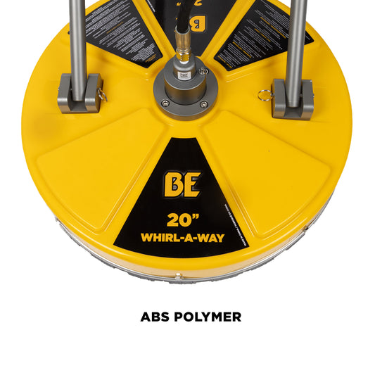 20" Whirl-A-Way Commercial Pressure Washer Surface Cleaner